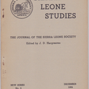 sierraleonestudies